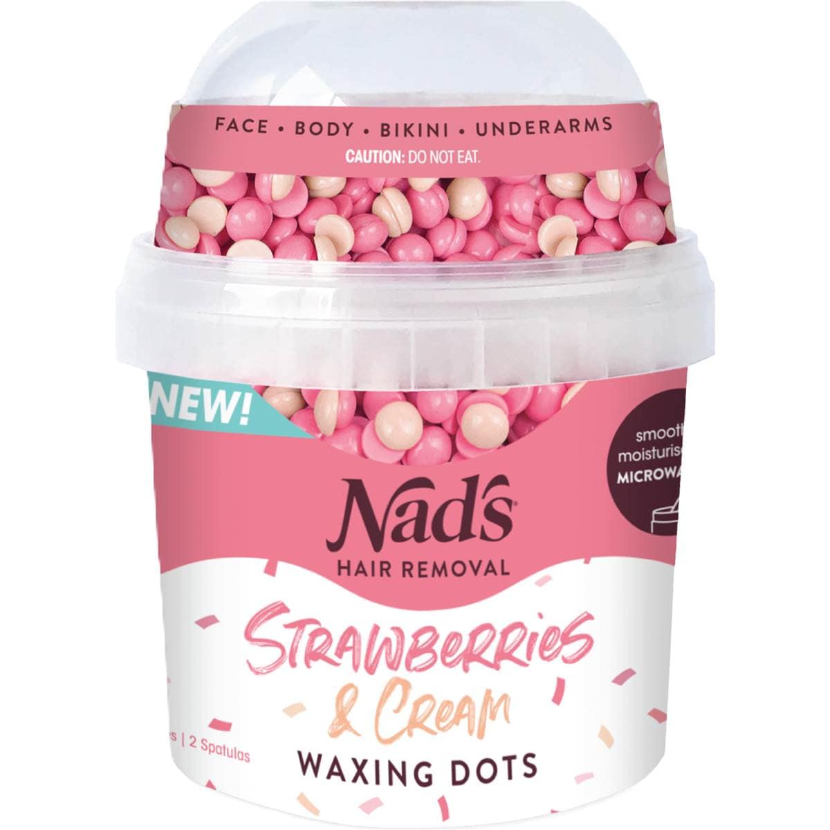 Nad's Strawberries & Cream Waxing Dots