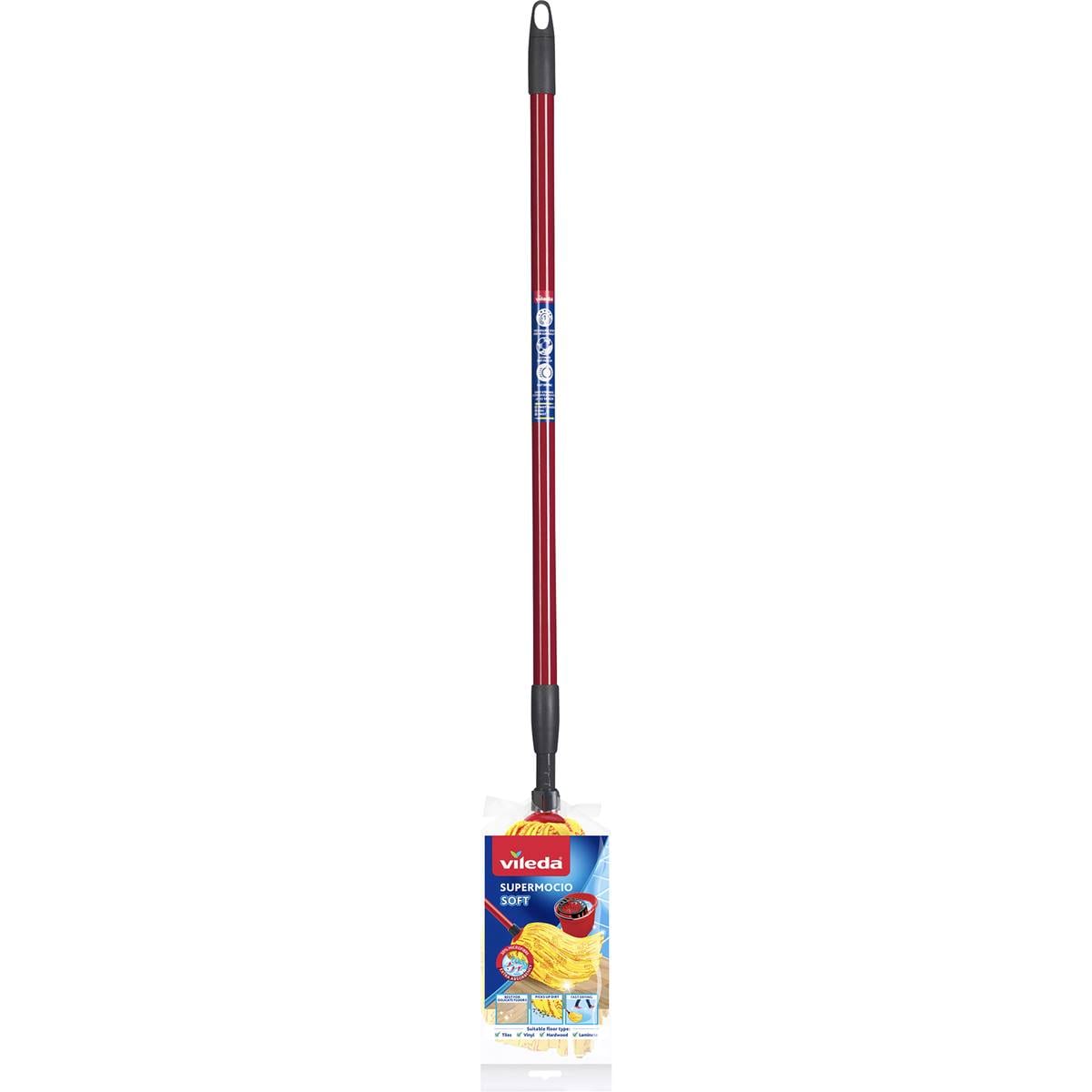 Vileda SuperMocio Soft Mop with Telescopic Handle