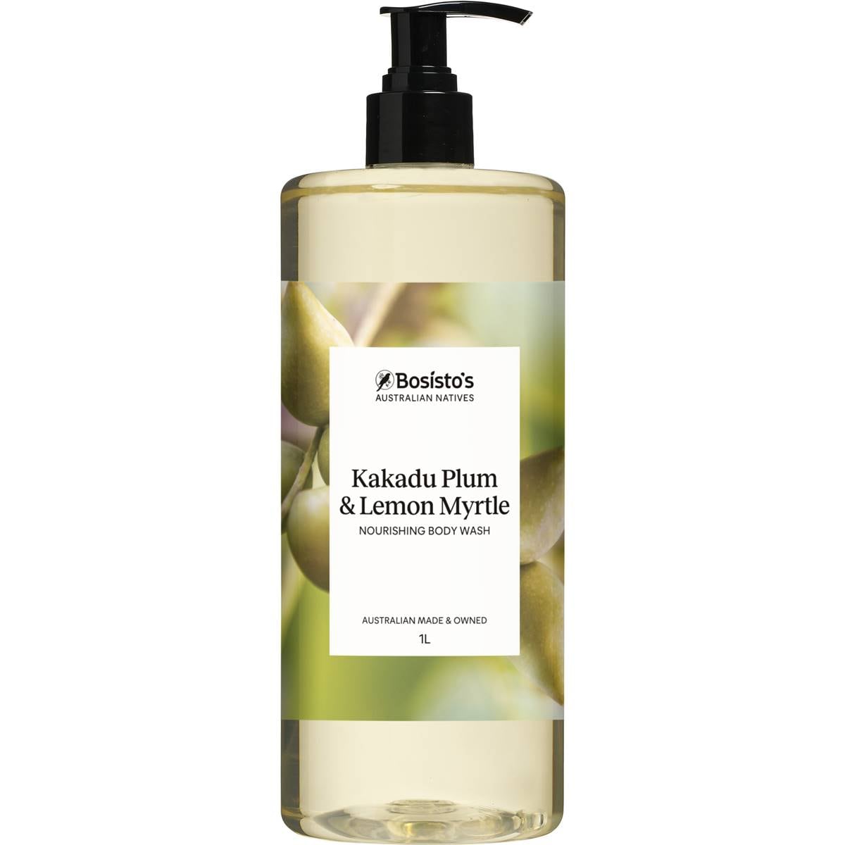 Bosisto's Kakadu Plum & Lemon Myrtle Nourishing Body Wash 1L