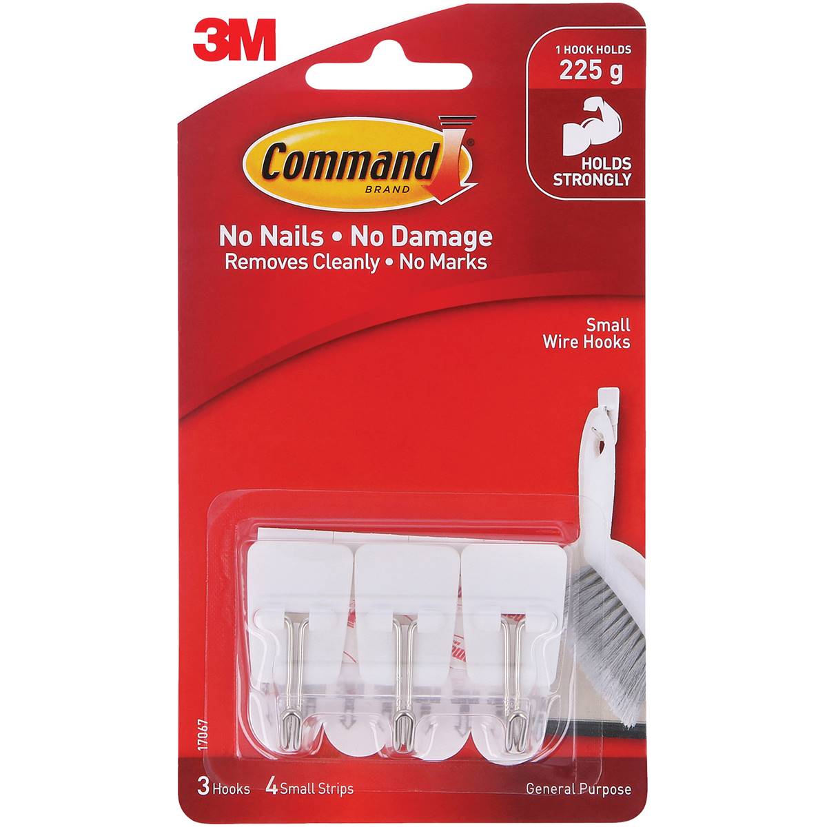 3M Command Utensil Hooks Small White