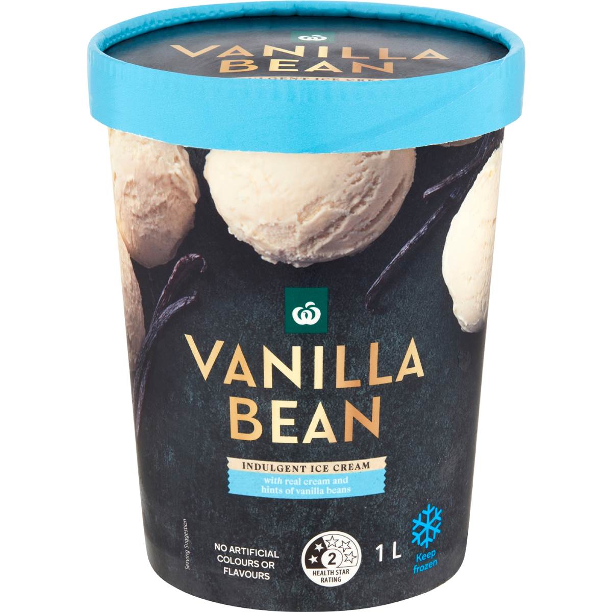 Woolworths Ice Cream Vanilla Bean
