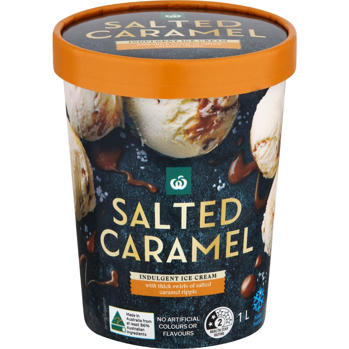 Woolworths Ice Cream Salted Caramel