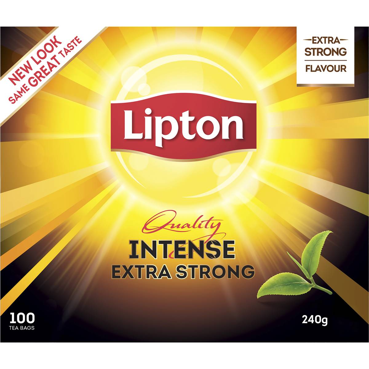 Calories in Lipton Quality Black Leaf Tea Intense calcount