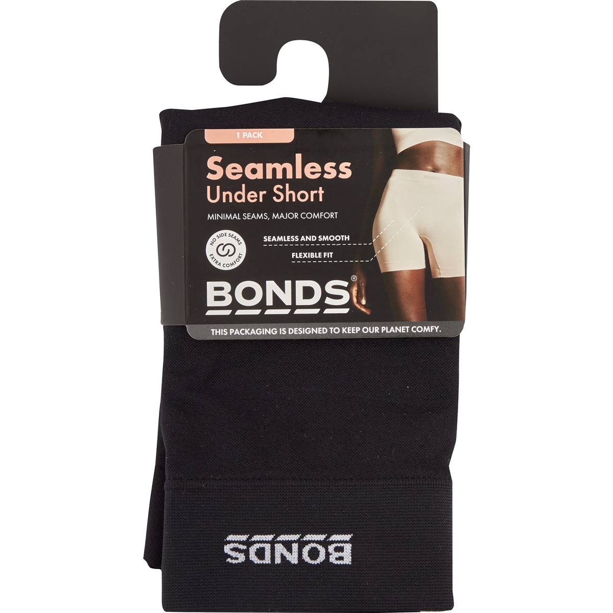 Bonds Ladies Seamless Under Short Size 16-18 Assorted each