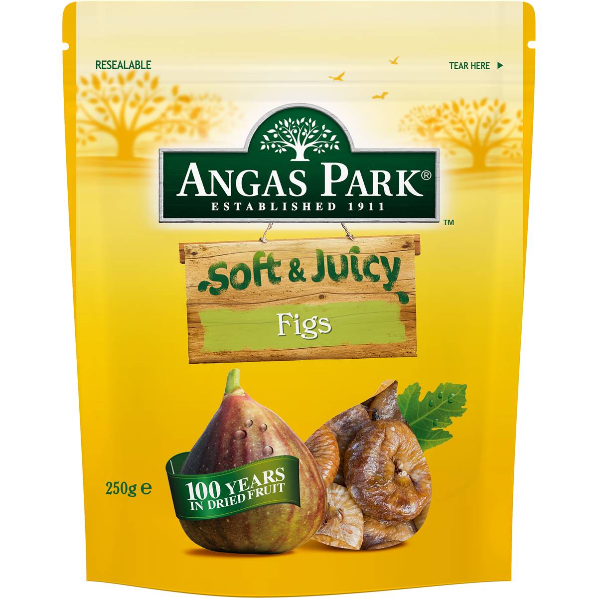 Calories in Angas Park Soft N' Juicy Figs Soft N Juicy