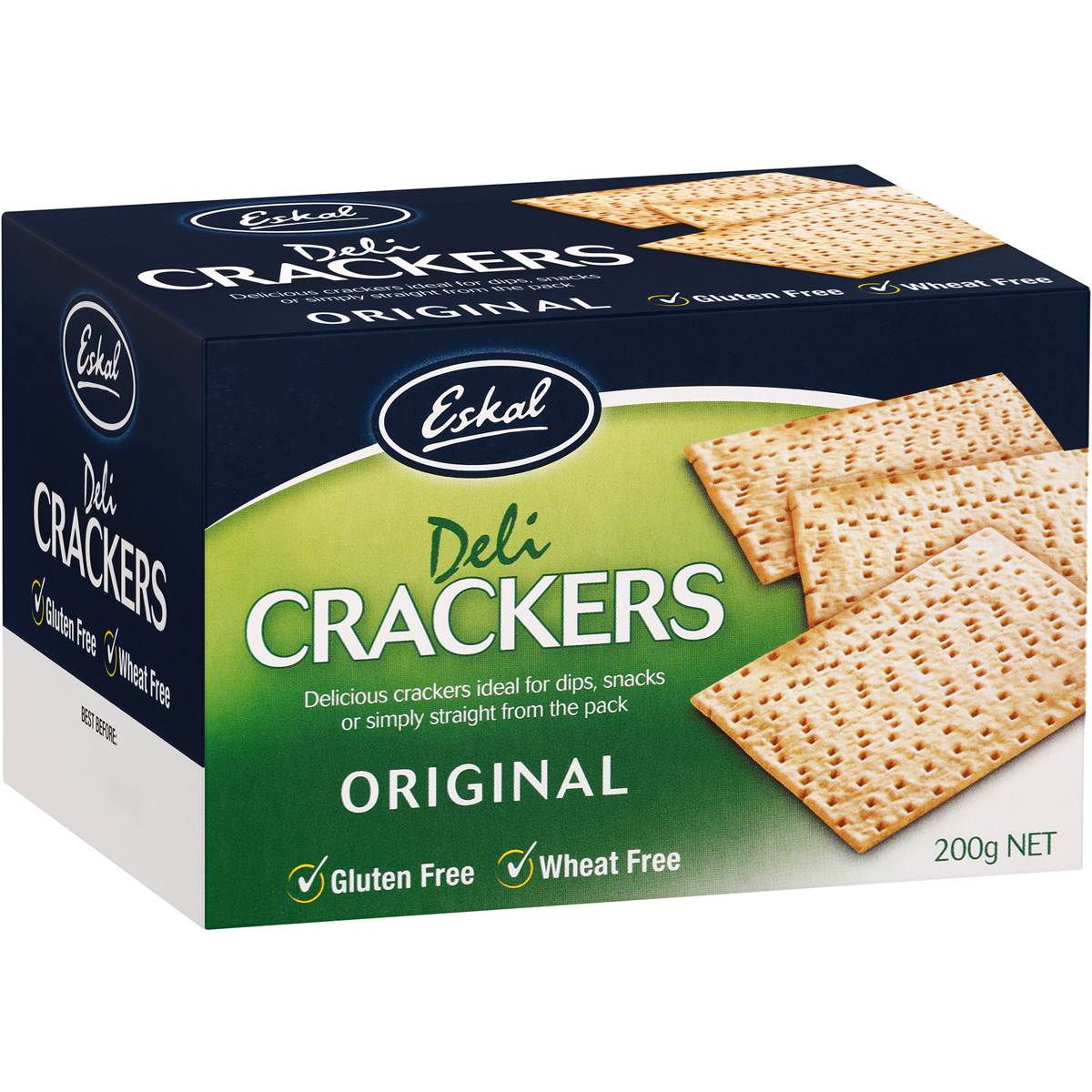 Calories in Eskal Gluten Free Crackers calcount