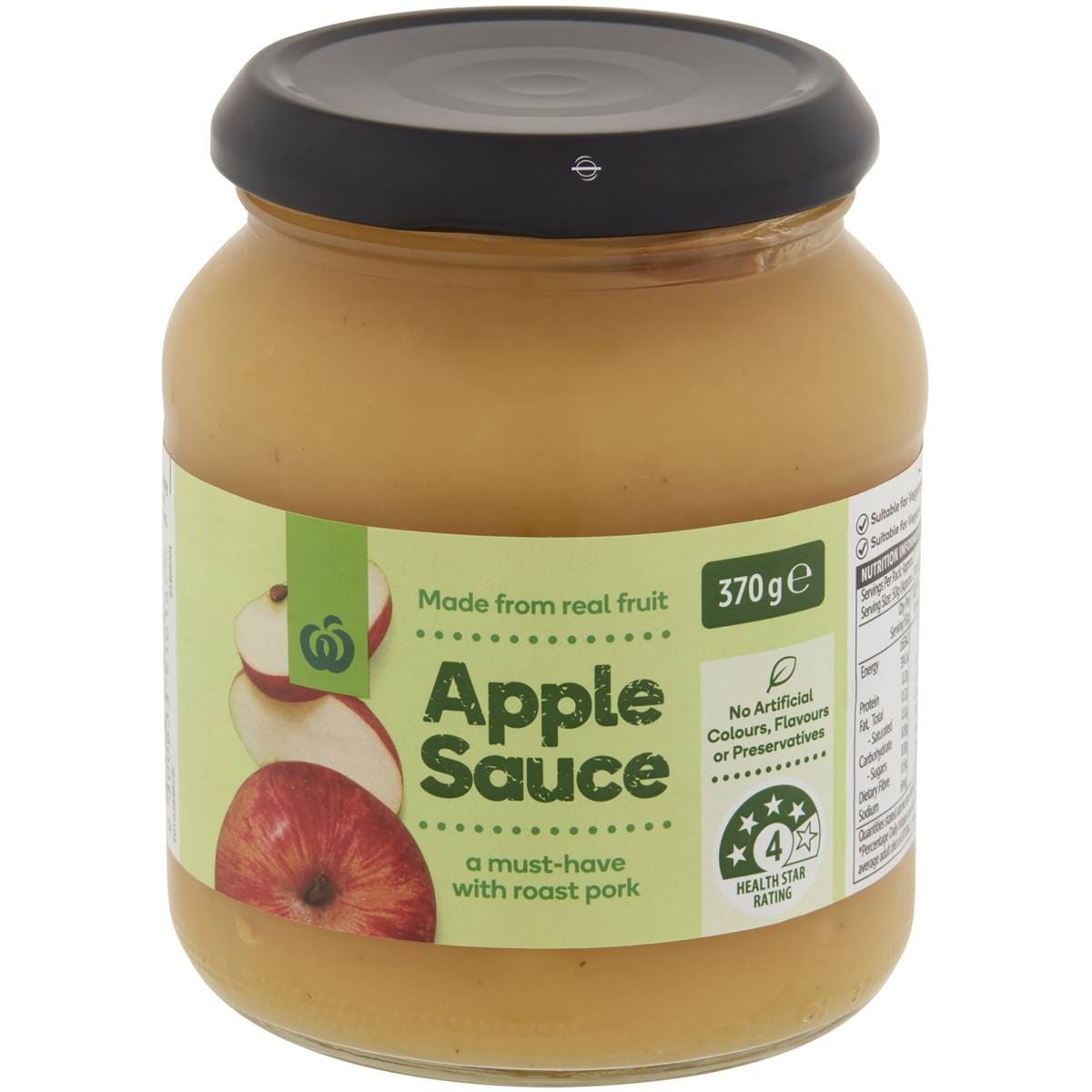 Calories in Woolworths Apple Sauce calcount