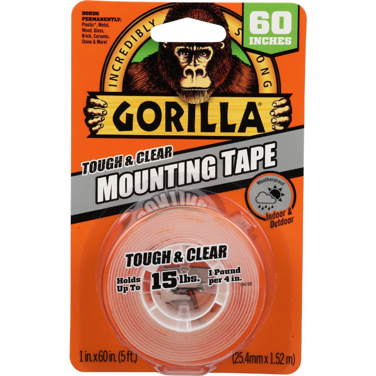 Gorilla Mounting Tape 25mm x 1.52m