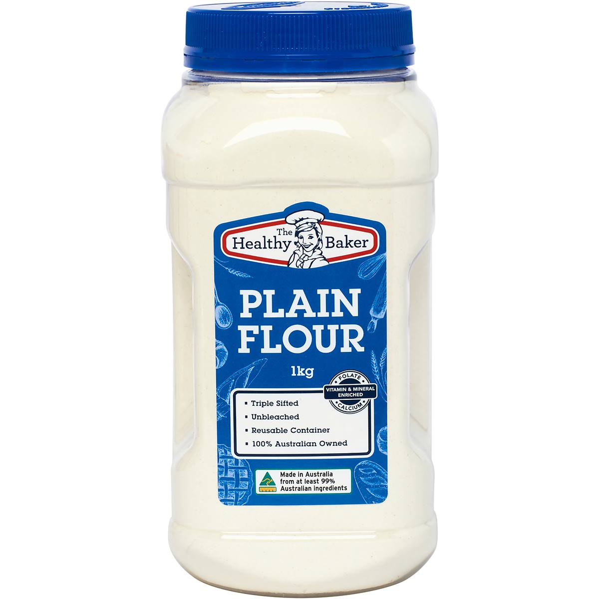 Calories in The Healthy Baker Plain Flour Easy Store calcount