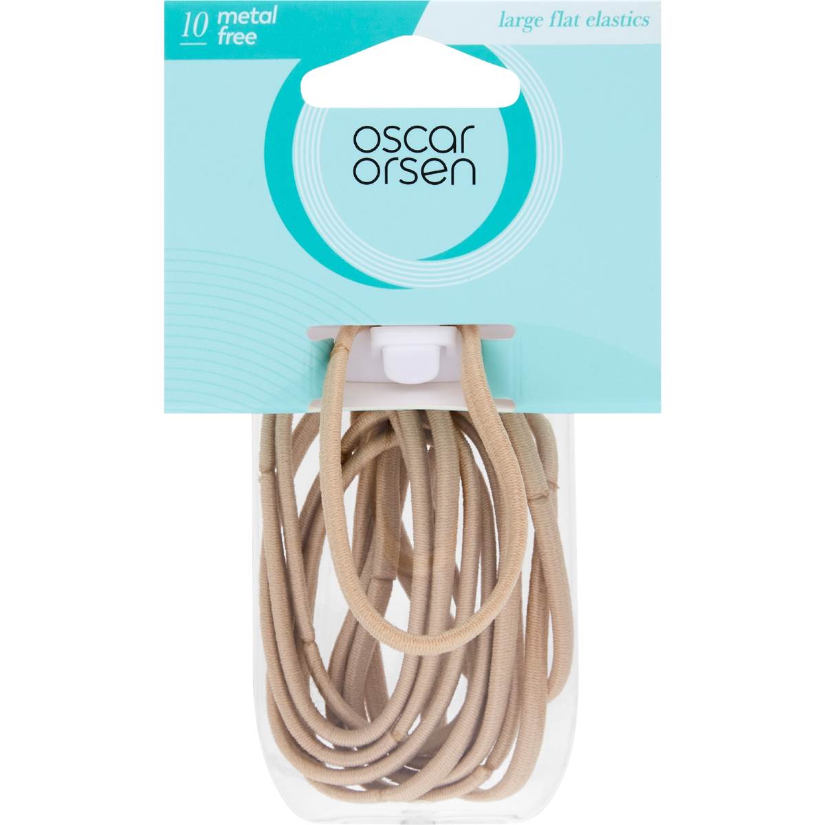 Oscar Orsen Large Flat Hair Elastics Blonde