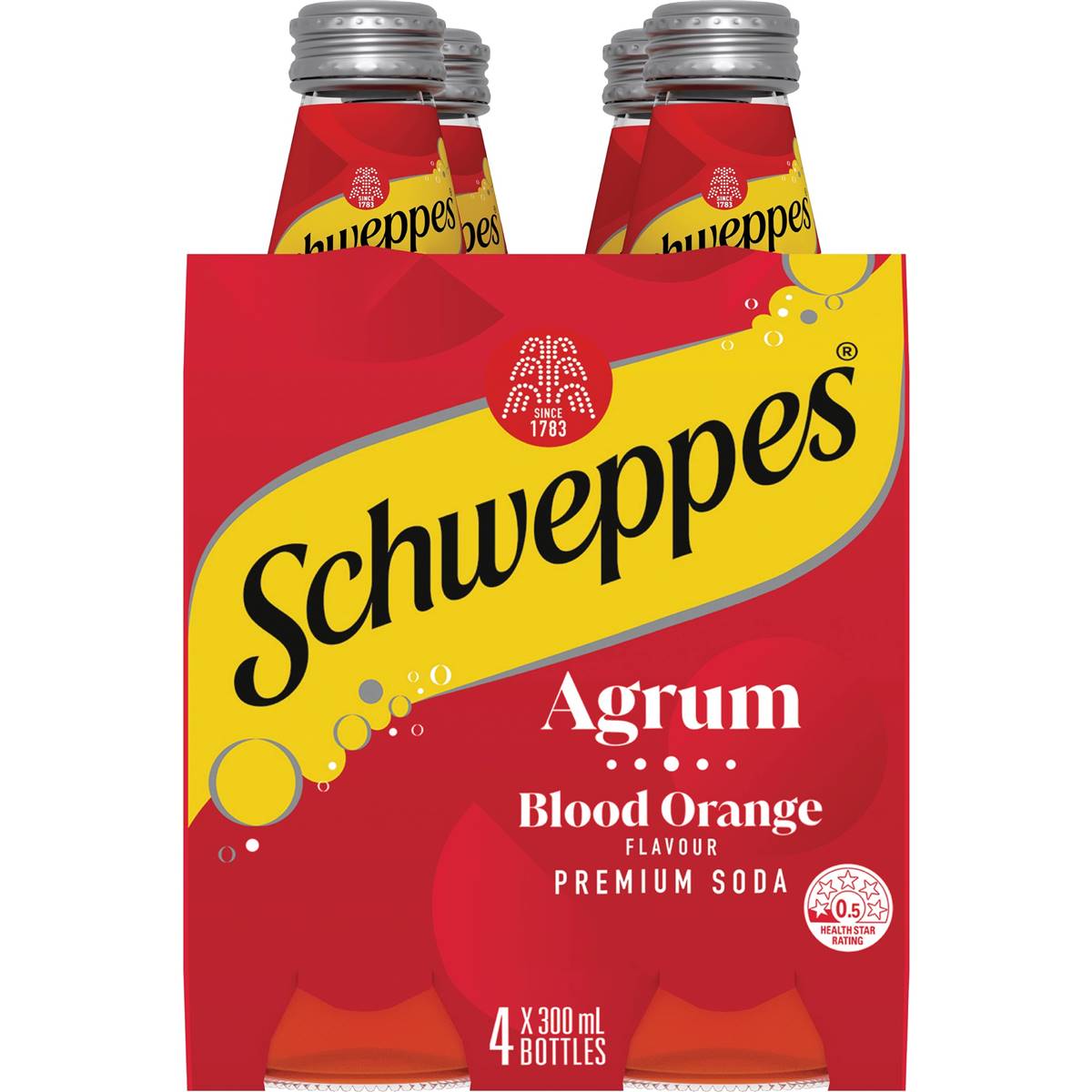 Calories in Schweppes Agrum Blood Orange Soft Drink Bottles calcount