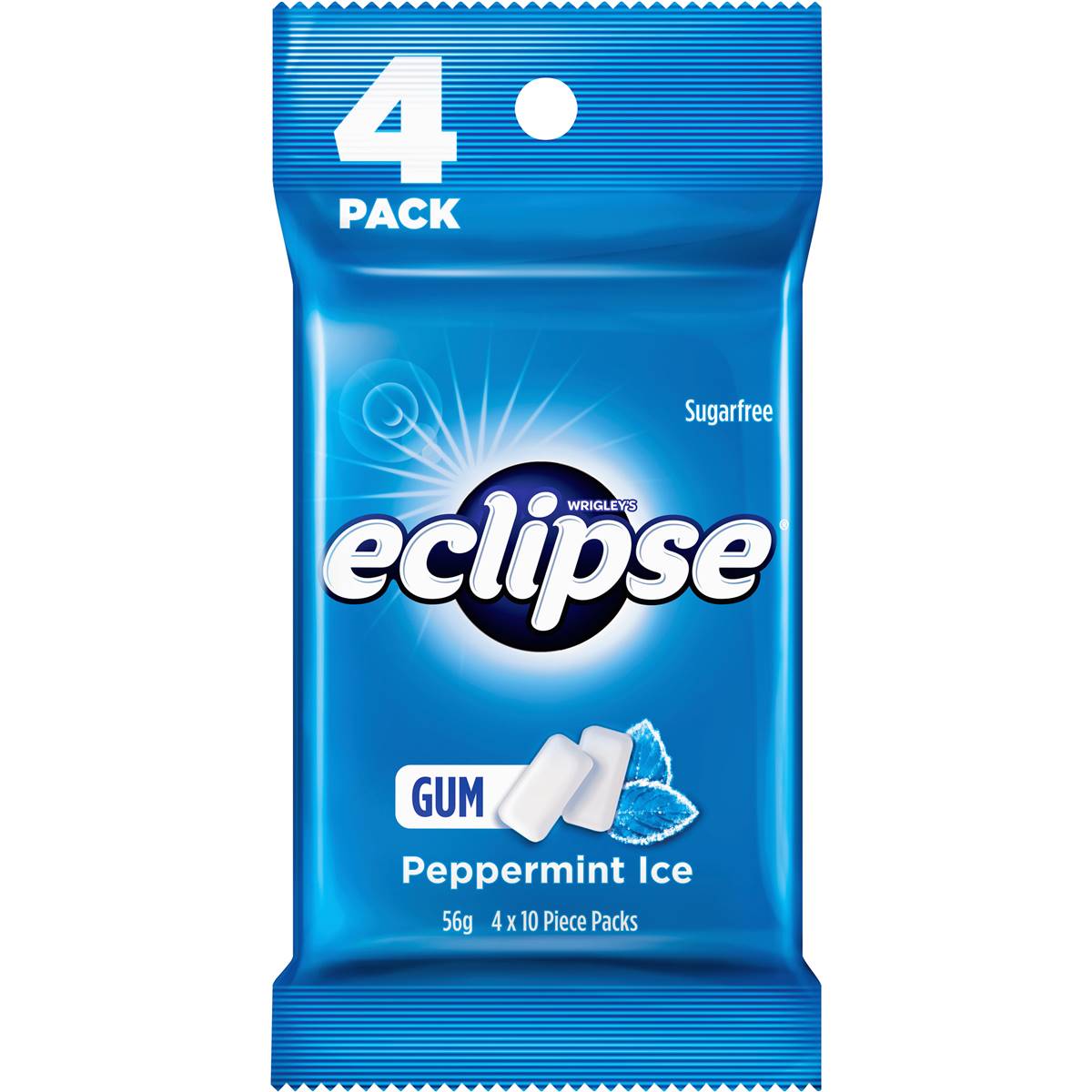Eclipse Peppermint Ice Chewing Gum Sugar Free Multipack
