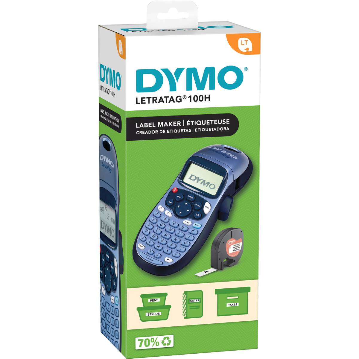 Dymo LetraTag 100H Handheld Labeller Blue each