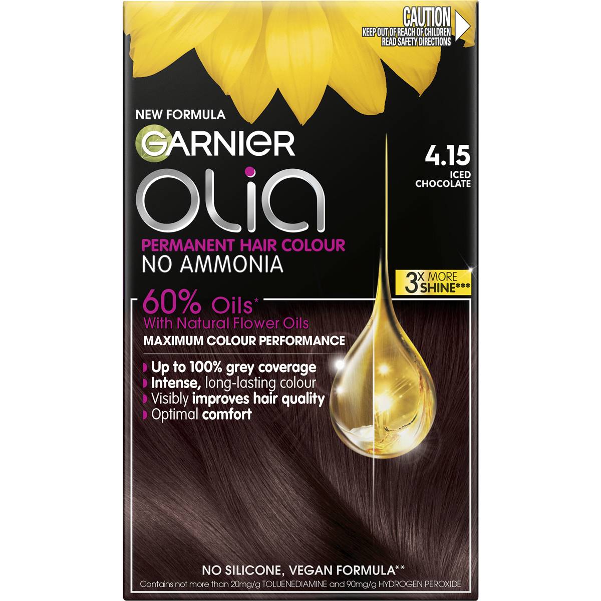 Garnier Olia Permanent Hair Colour Iced Chocolate each