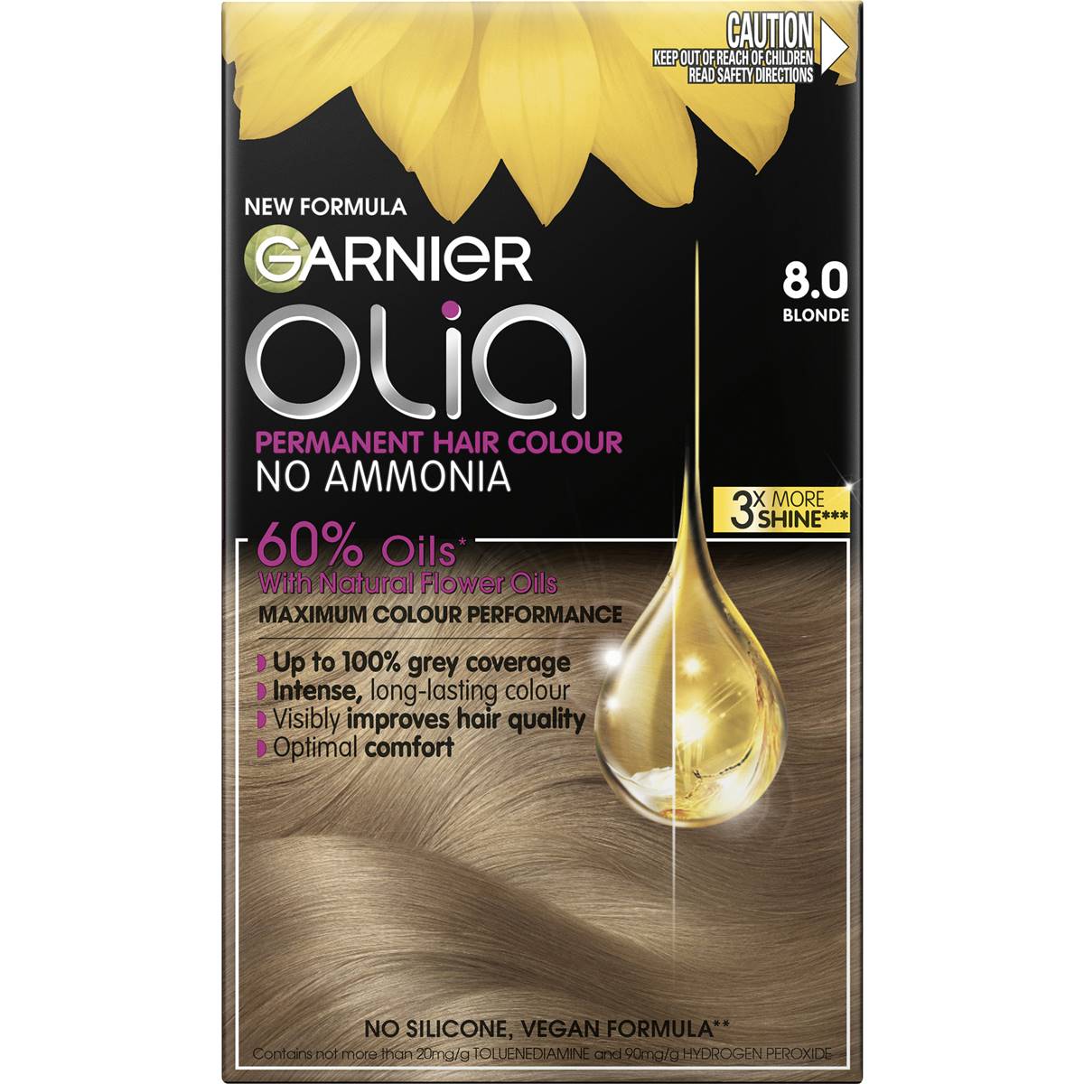 Garnier Olia Permanent Hair Colour Blonde each