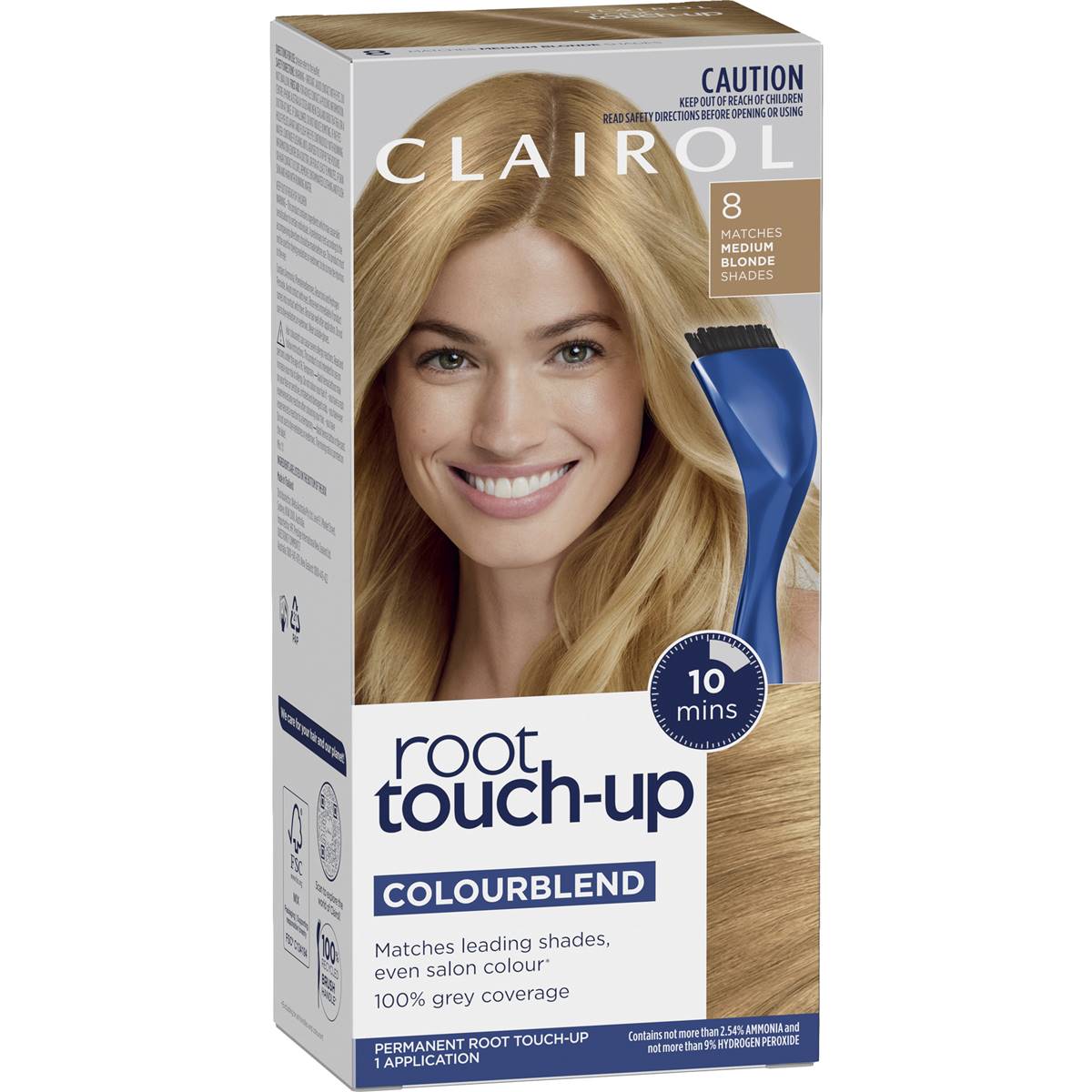 Clairol Root Touch Up Permanent 8 Medium Blonde Hair Colour each