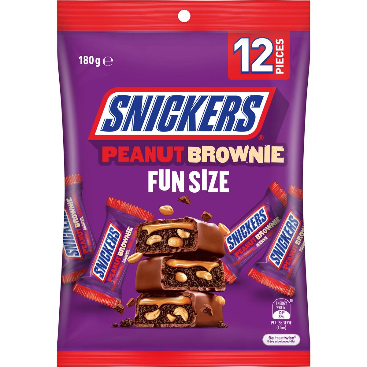 Buy Snickers Chocolate Medium Party Share Bag 12 Piece 180g Online |  Worldwide Delivery | Australian Food Shop