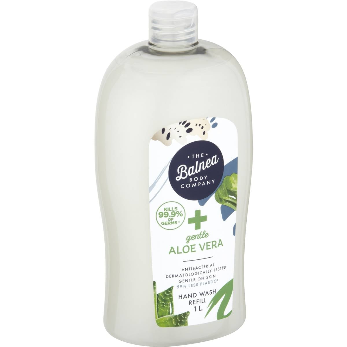 The Balnea Body Company Antibacterial Handwash Refill Gentle Aloe Vera