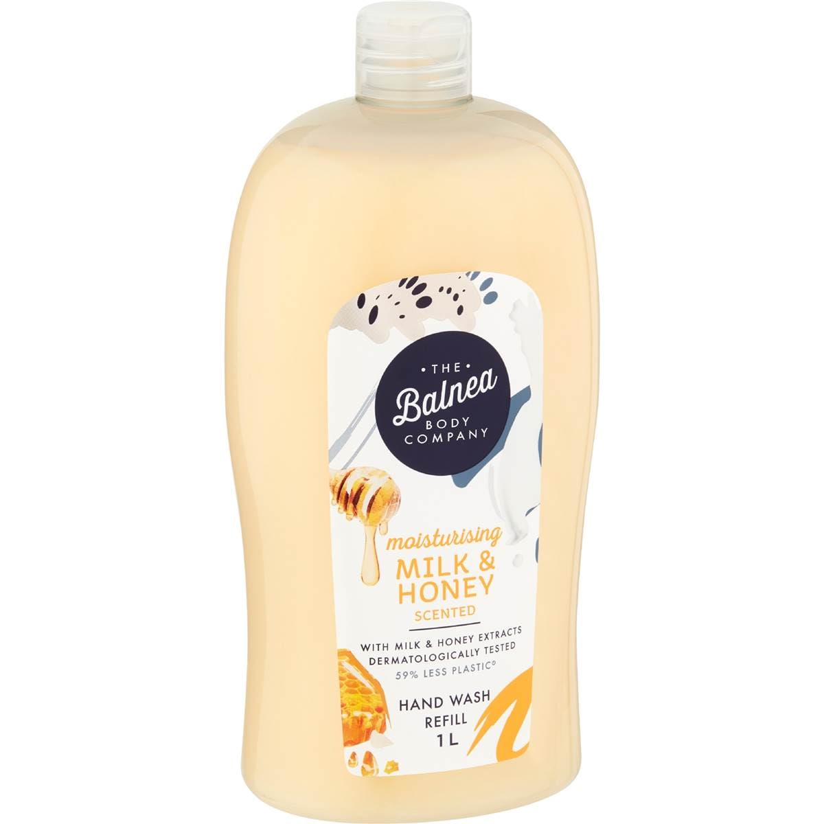 The Balnea Body Company Moisturising Hand Wash Refill Milk & Honey