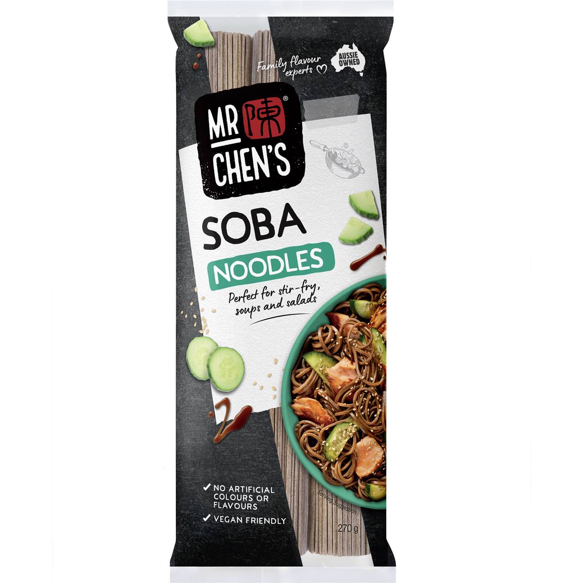 349 calories in Mr Chen's Soba Noodles (100g) calcount