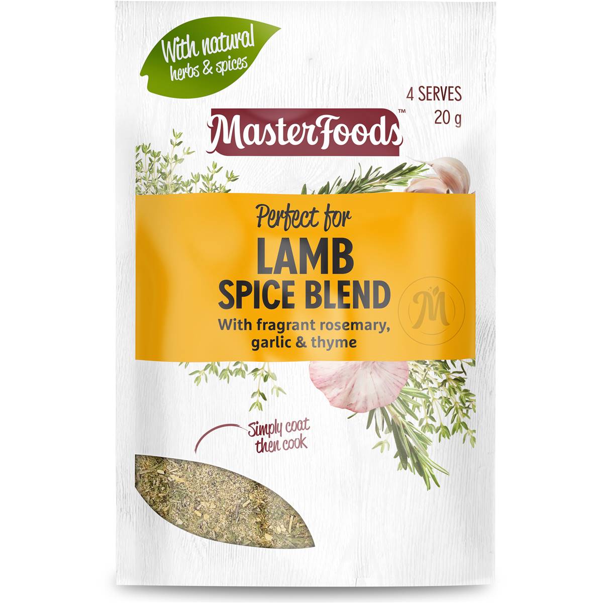 Calories in Masterfoods Harissa Middle Eastern Spice Blend Calorie