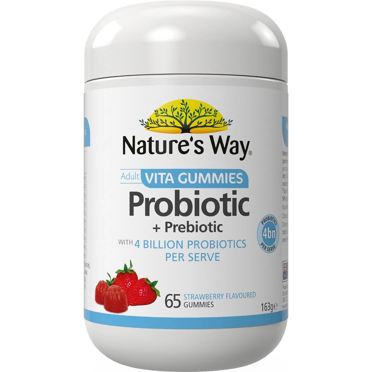 Nature's Way Adult Vita Gummies Probiotic & Prebiotic 65 pack