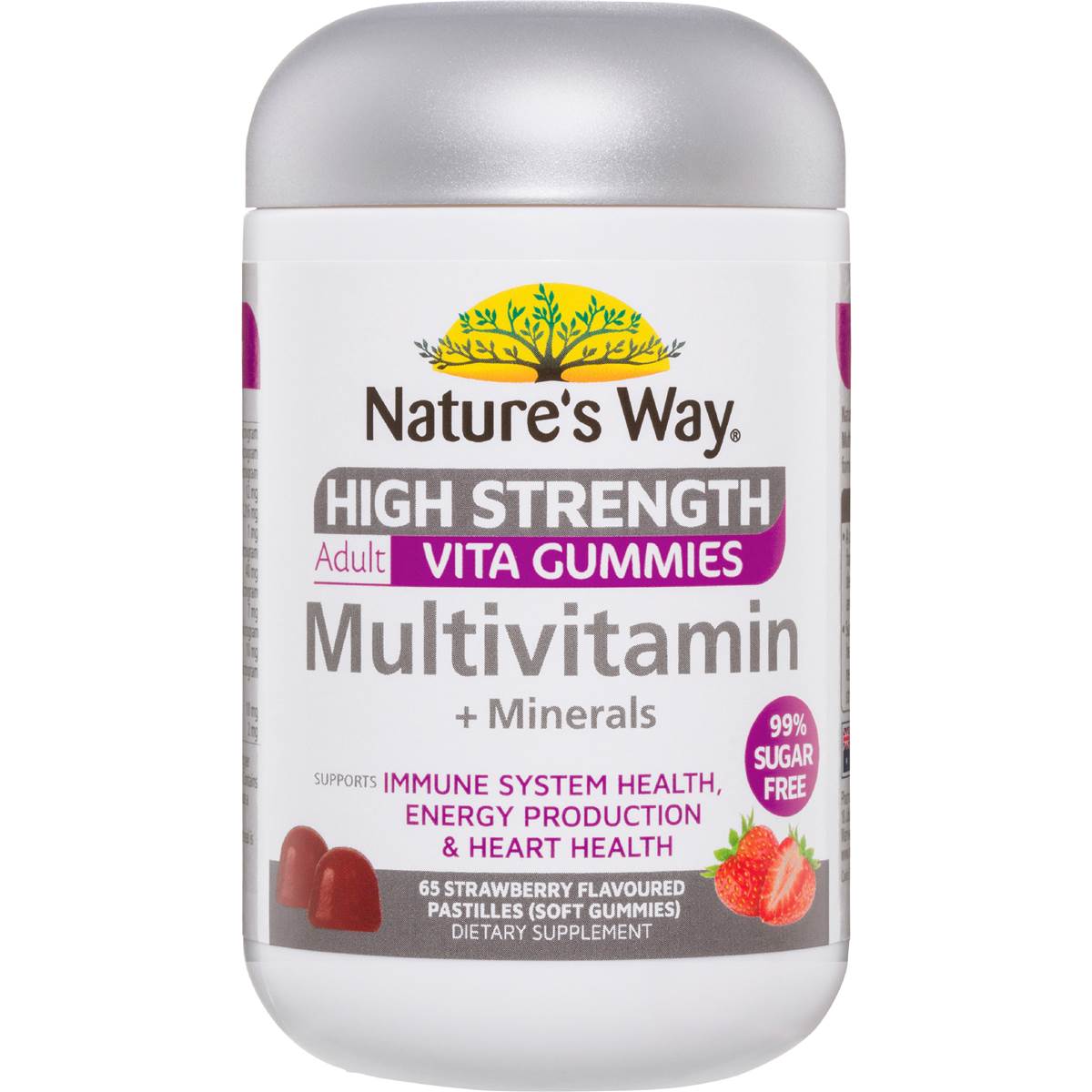 Nature's Way High Strength Multivitamins & Minerals Adult Gummies 65 pack