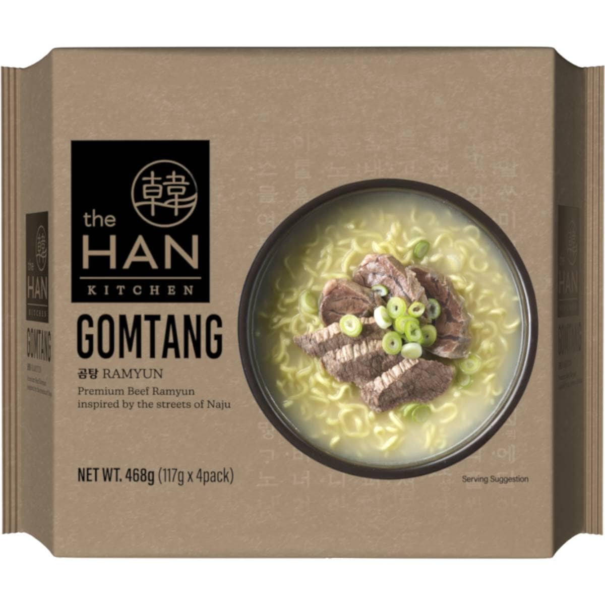 The Han Kitchen Beef Ramyun 4 pack
