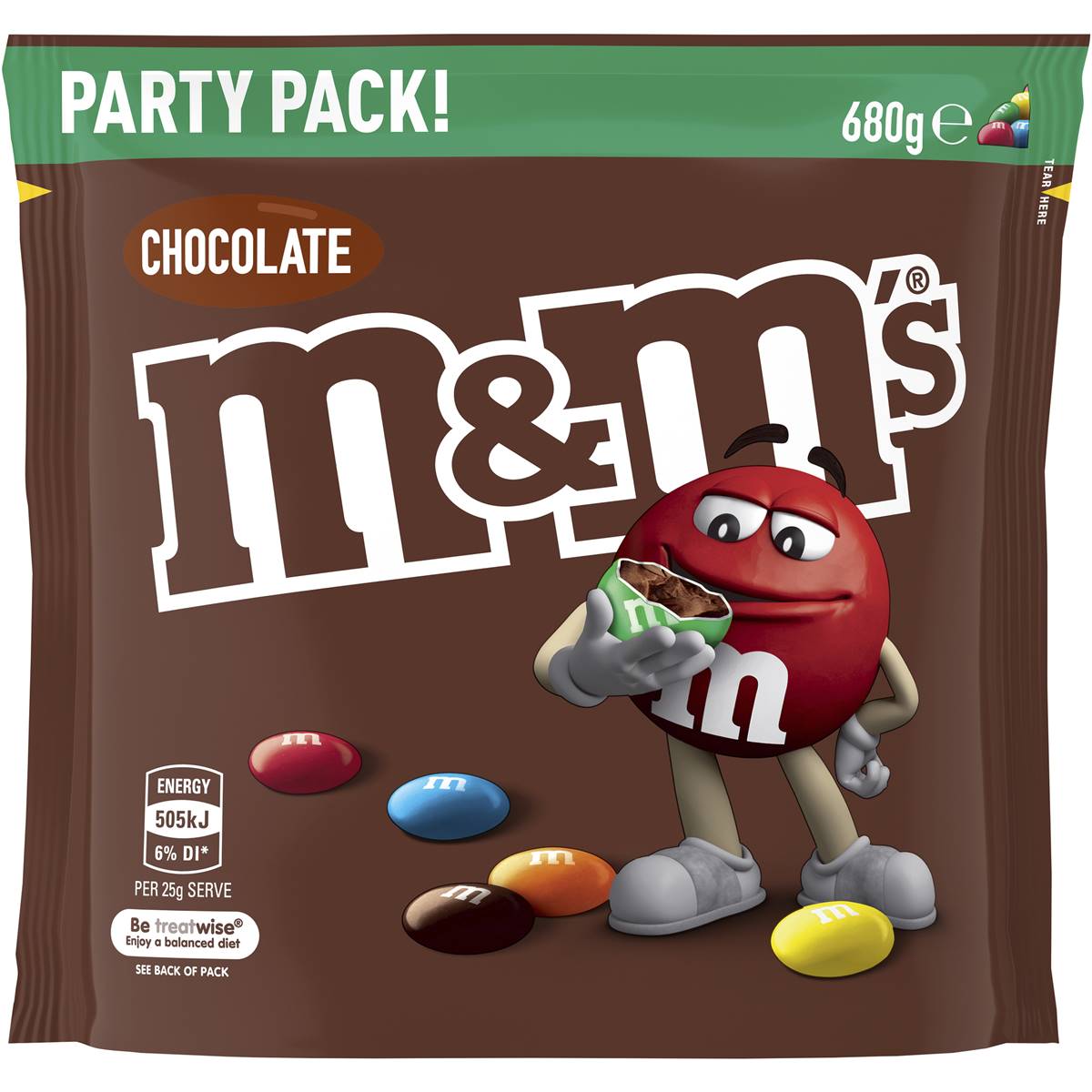 Calories in M&M's Milk Chocolate (Fun Size) and Nutrition Facts