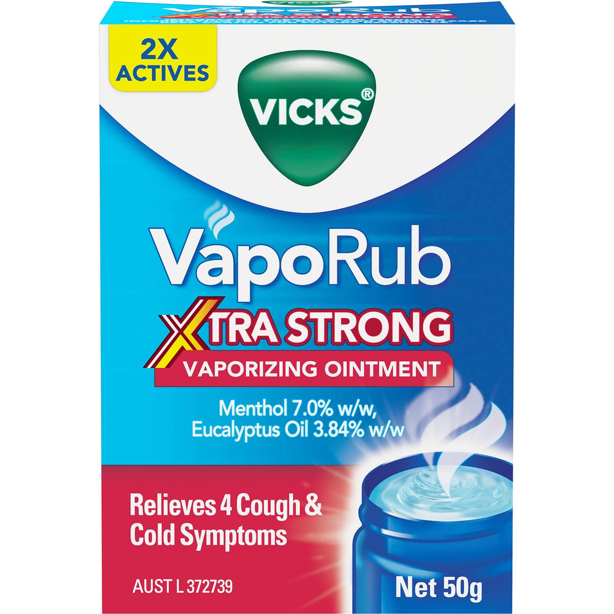 Vicks VapoRub Extra Strong Vaporizing Ointment 50g
