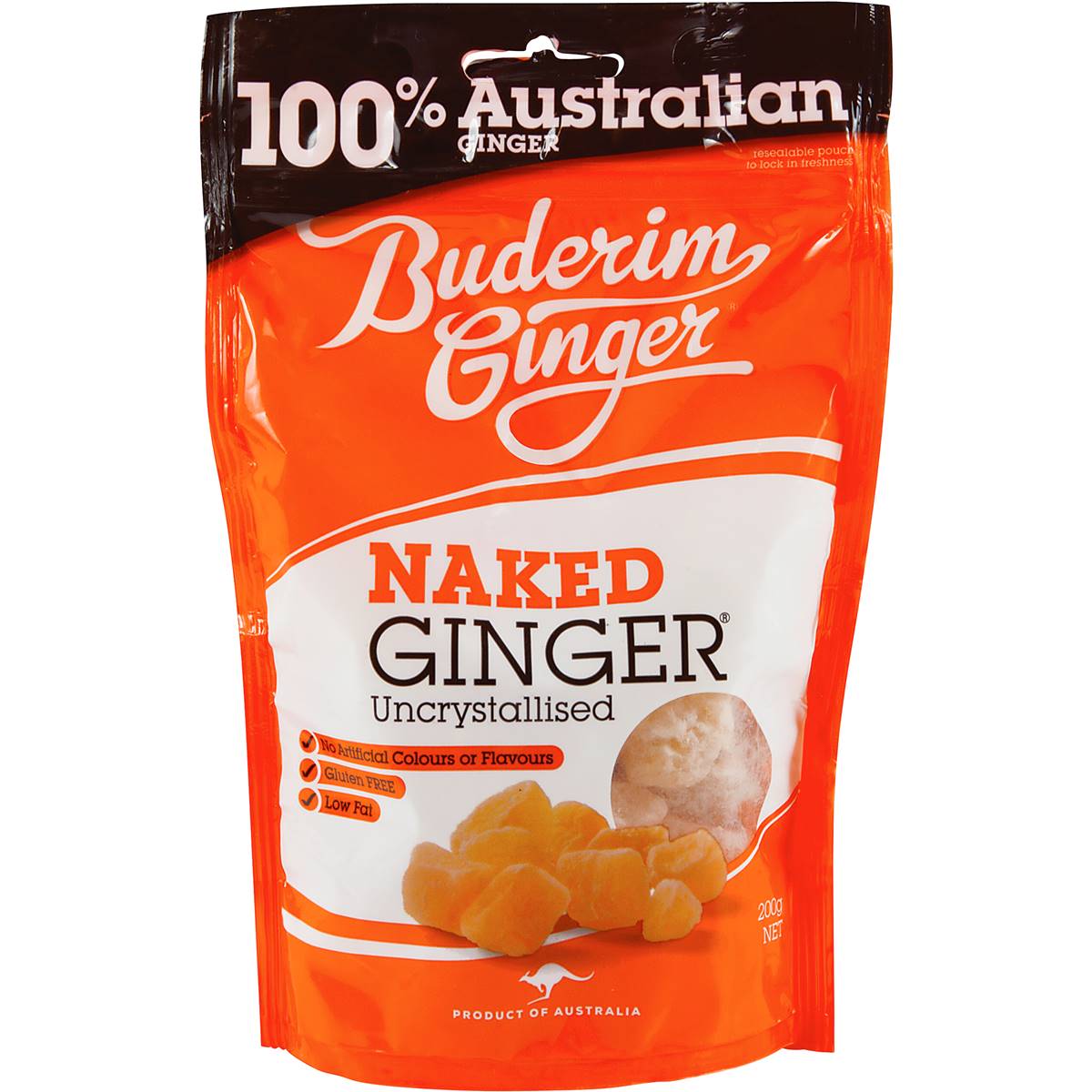 Calories in Buderim Naked Ginger Naked