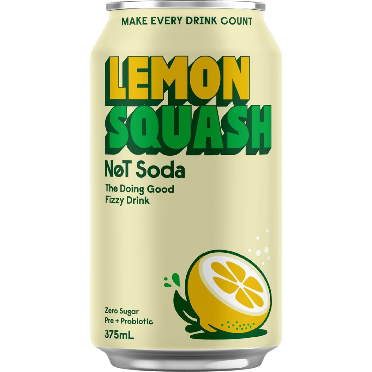 Lo Bros Not Soda Fizzy Drink Lemon Zero Sugar