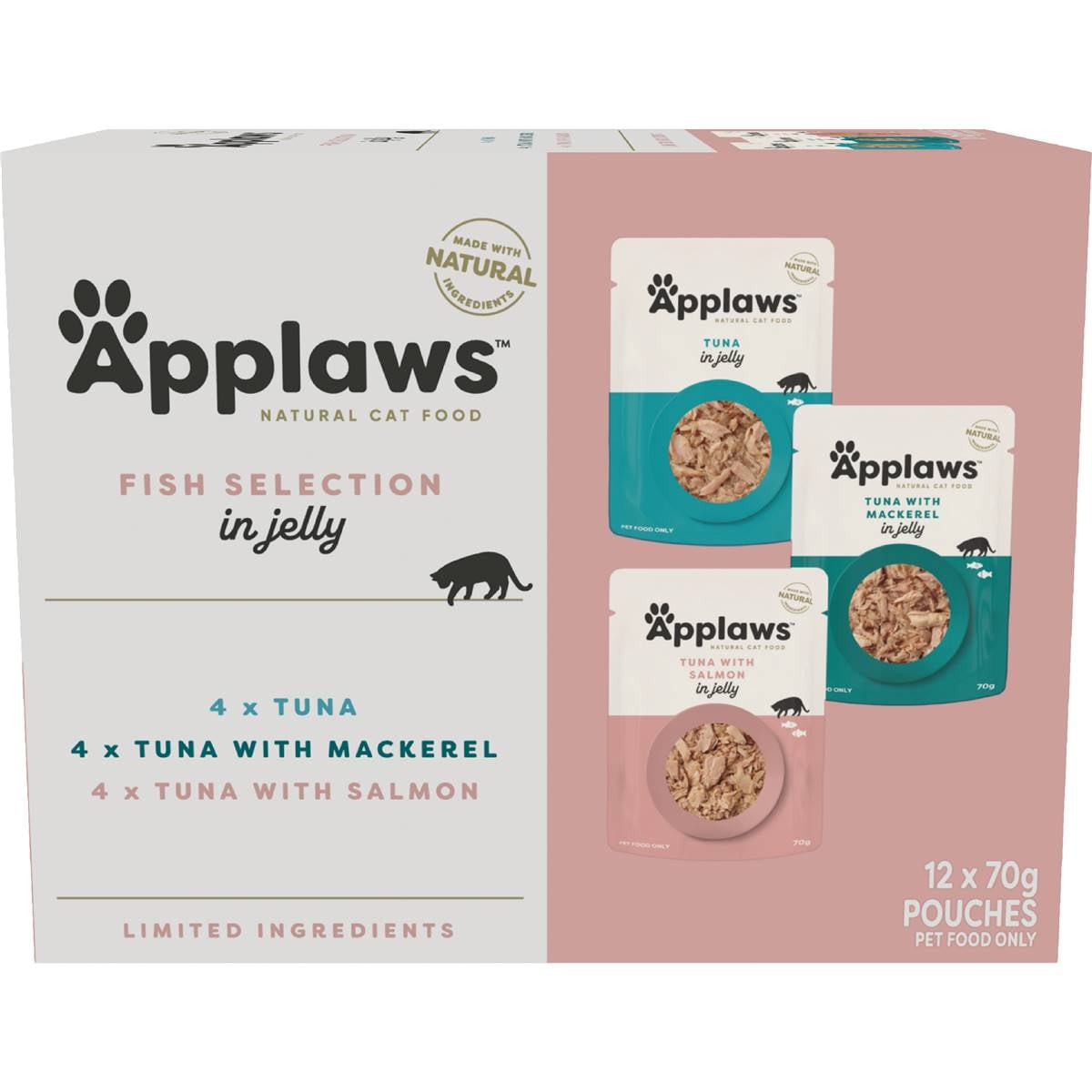 Applaws Fish Selection In Jelly Wet Cat Food