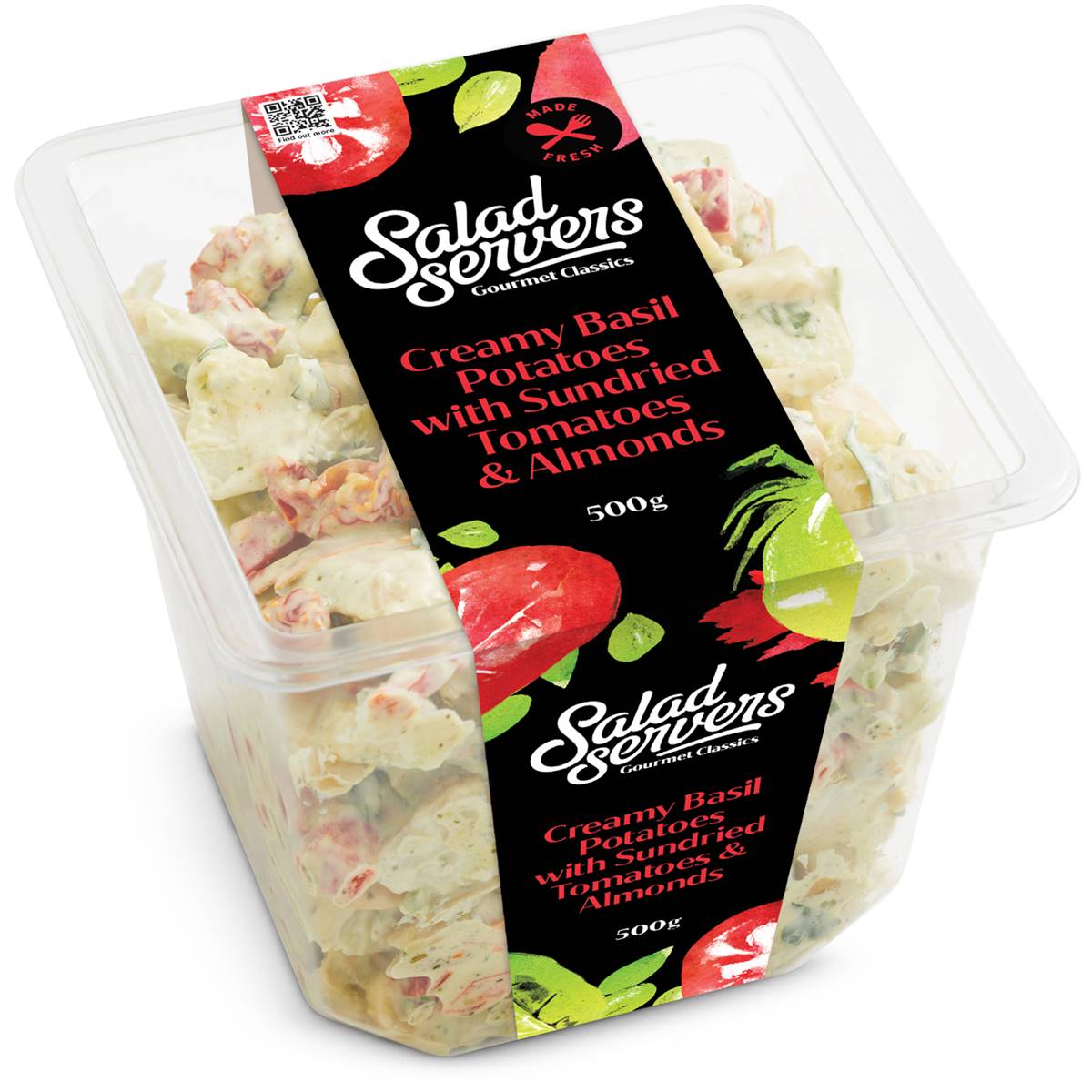 198 calories in The Salad Servers Creamy Basil Pesto Pot With Sundried