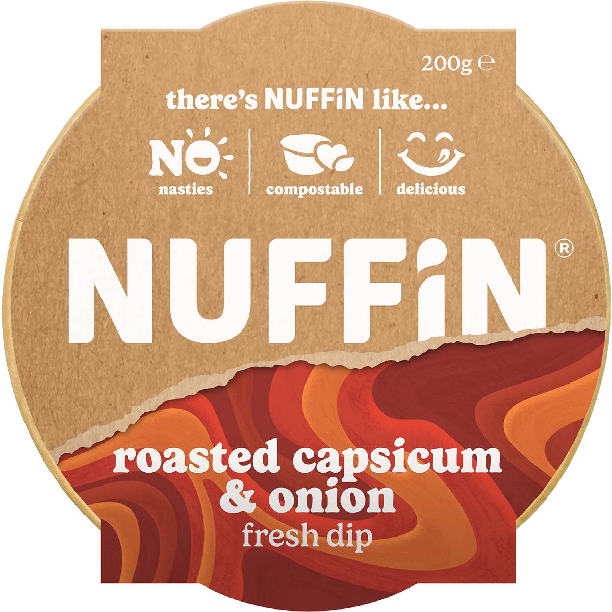 Nuffin Capsicum & Onion Dip 200g