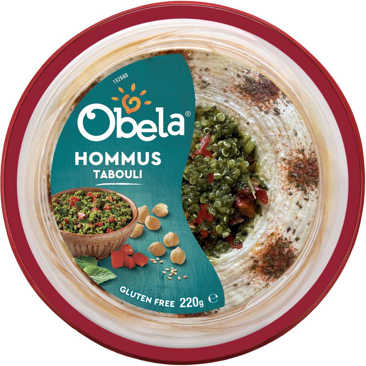 Calories in Obela Caramelised Onion Garnished Hommus calcount