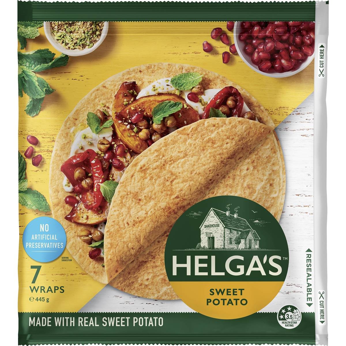 Helga's Sweet Potato Wraps
