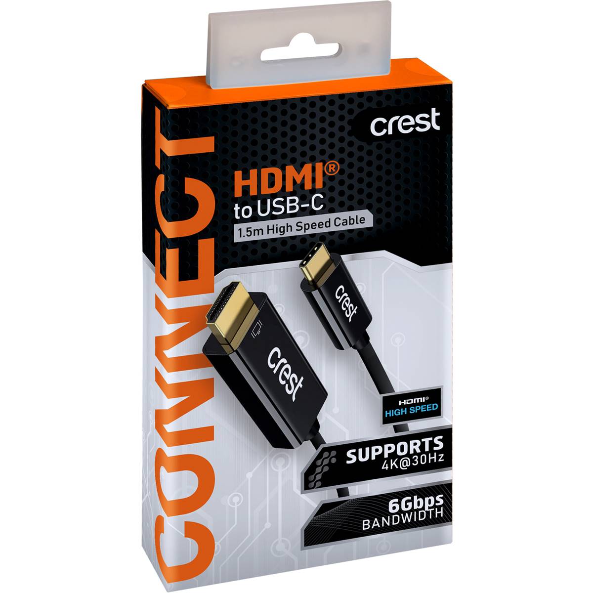 Crest HDMI to USB C High Speed Cable 1.5m