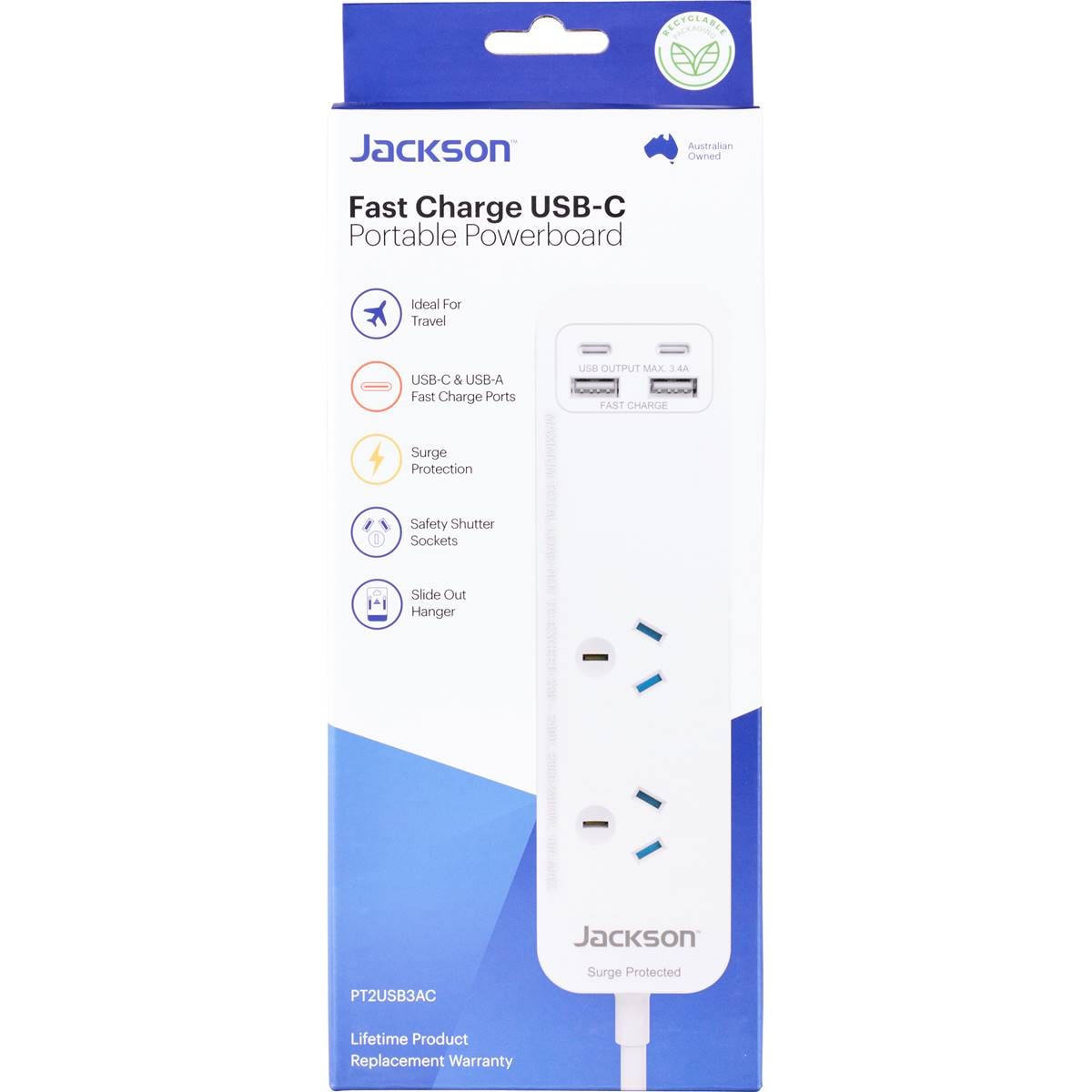 Jackson USB C Portable Powerboard