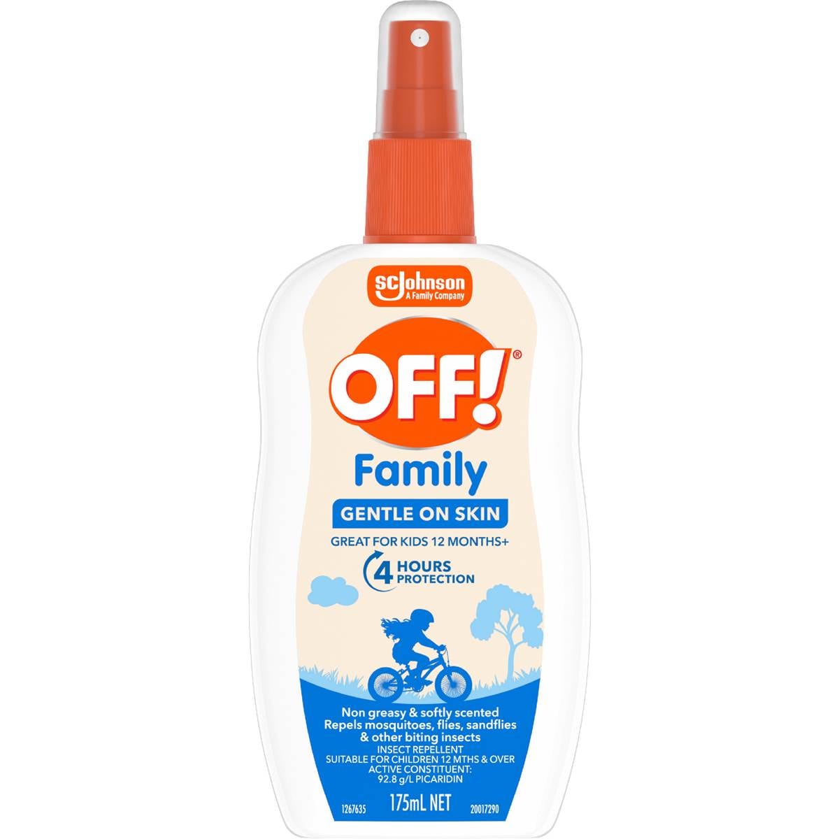 Off! ! Family Gentle On Skin Insect Repellent