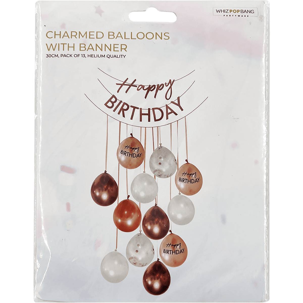Whiz Pop Bang Charmed Balloons With Banner