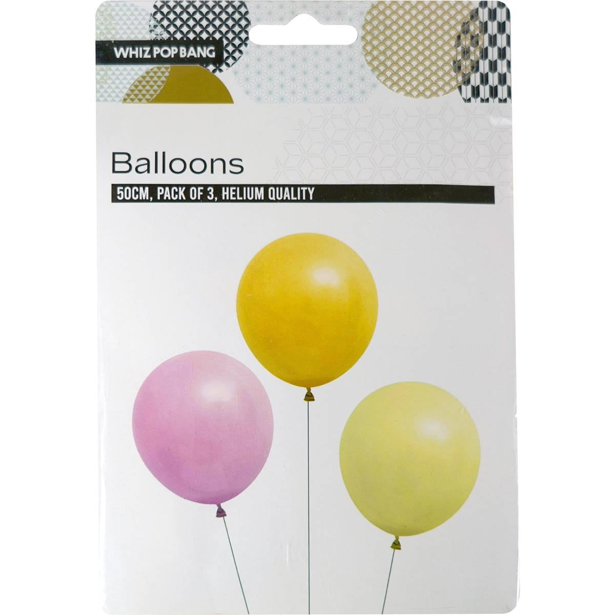 Whiz Pop Bang Assorted Balloons