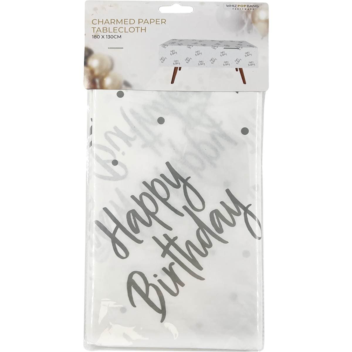 Whiz Pop Bang Charmed Paper Tablecloth