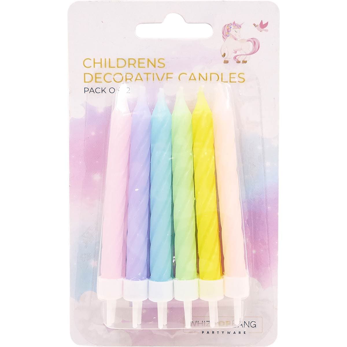 Whiz Pop Bang Children's Decorative Candles