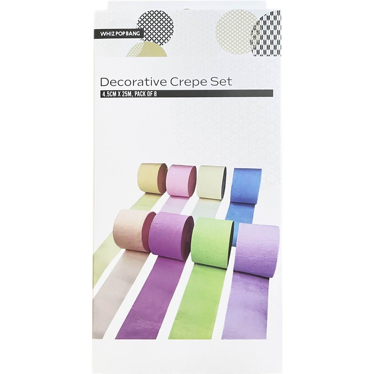 Whiz Pop Bang Decorative Crepe Set