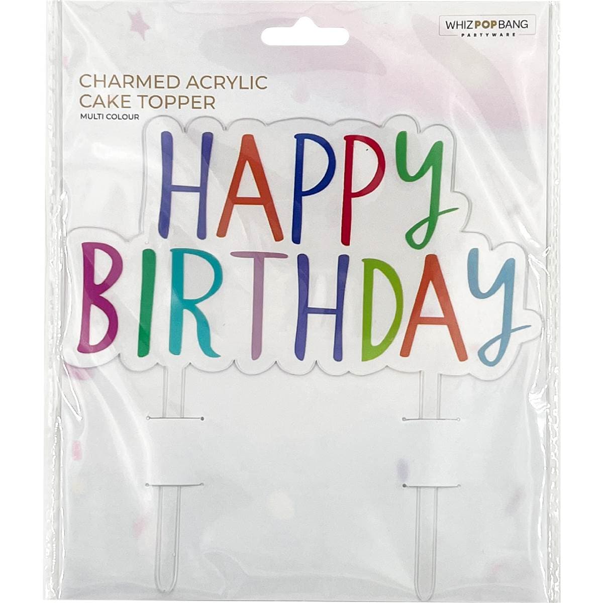 Whiz Pop Bang Charmed Cake Topper