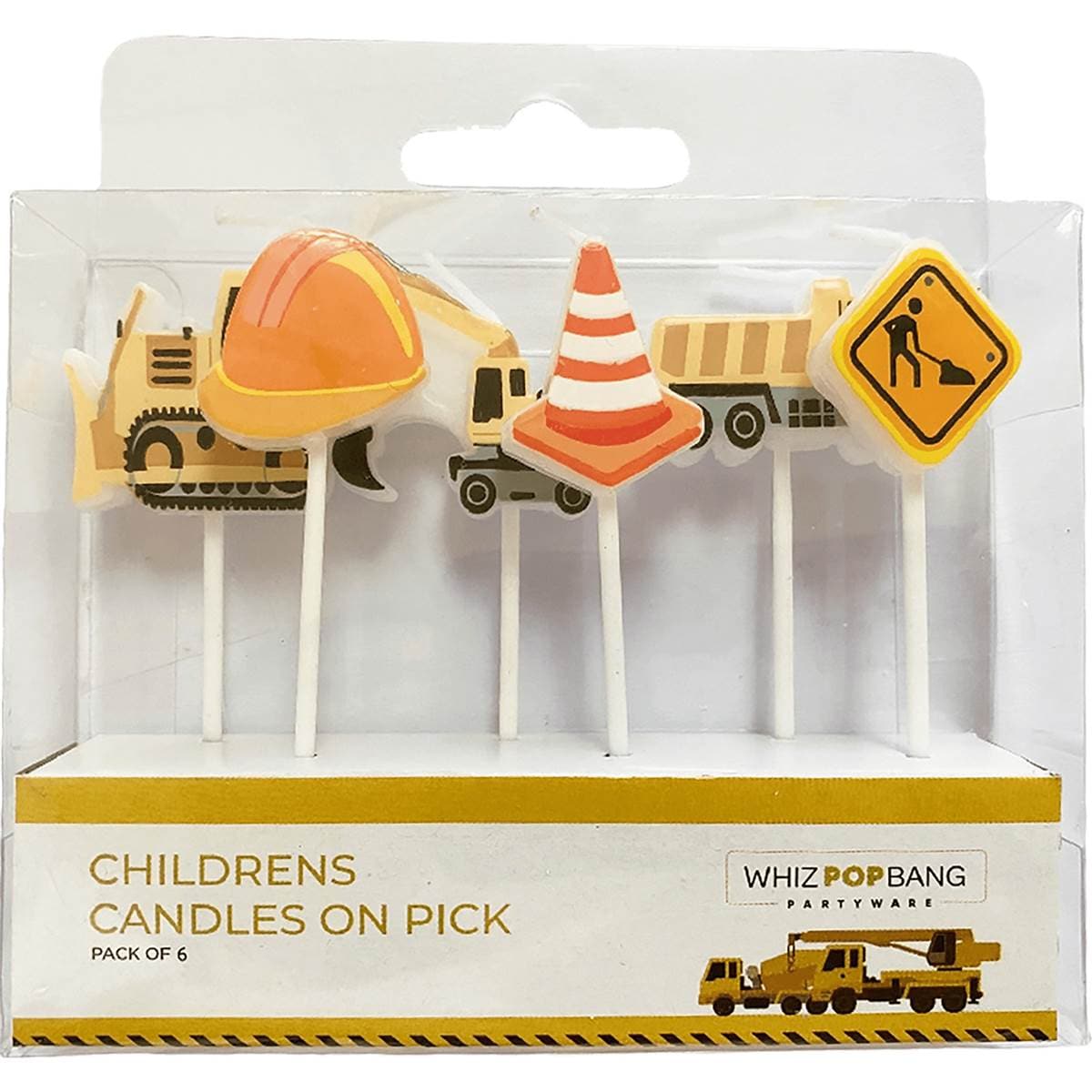 Whiz Pop Bang Children's Candles On Pick
