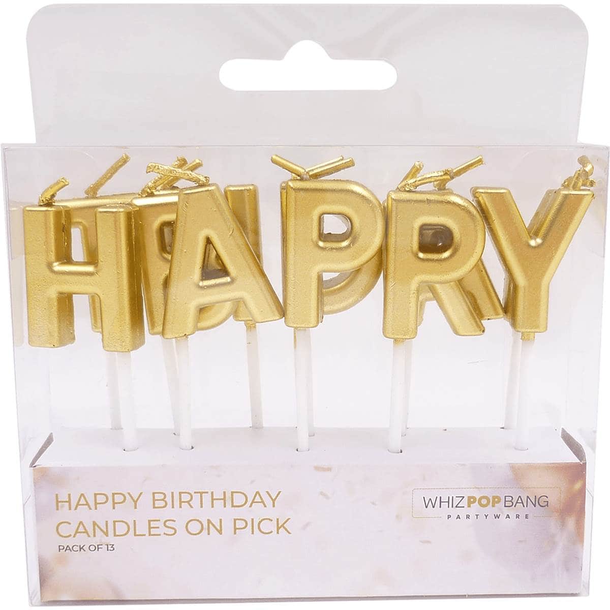 Whiz Pop Bang Happy Birthday Candles On Pick