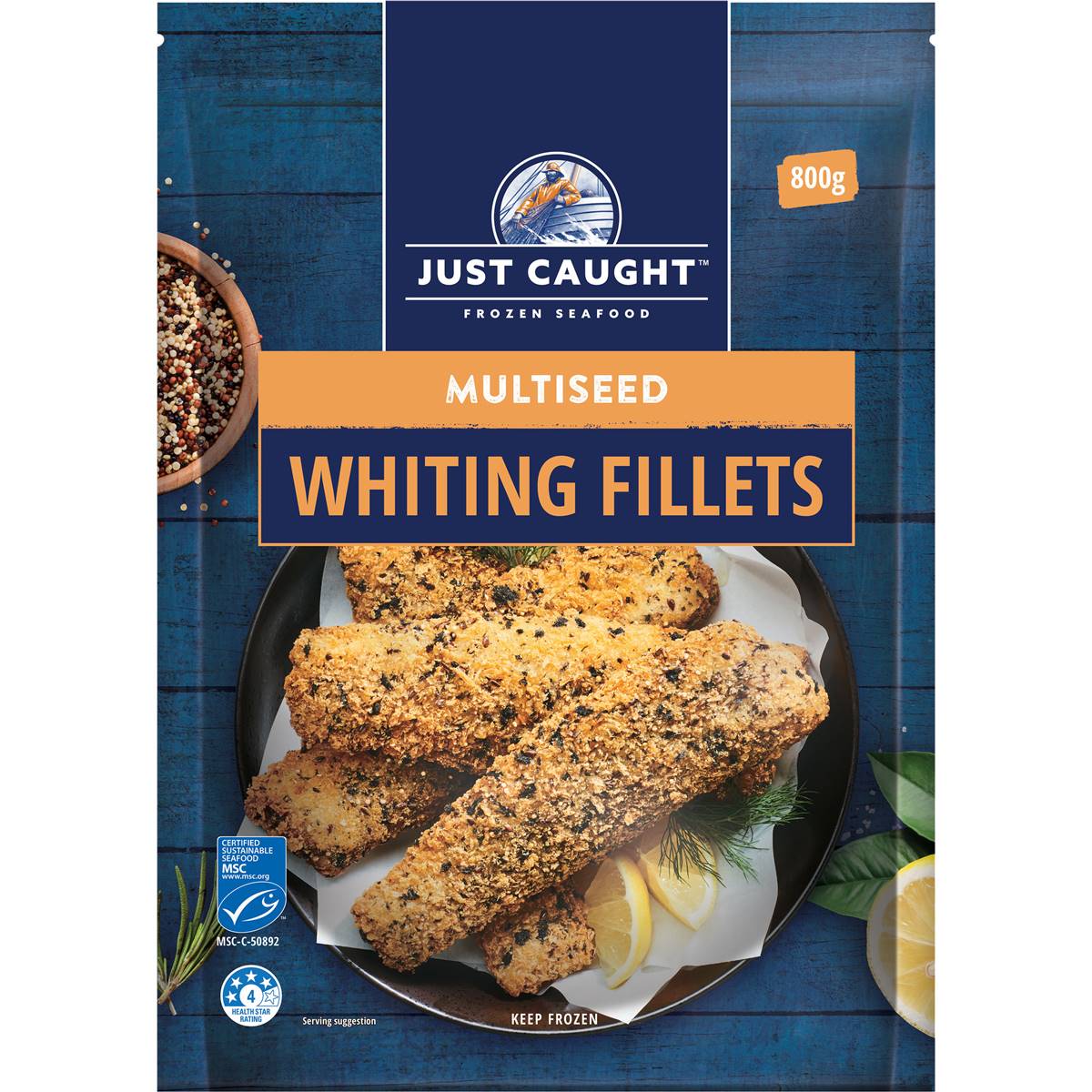 Calories in Just Caught Classic Crumbed Whiting Fillets calcount