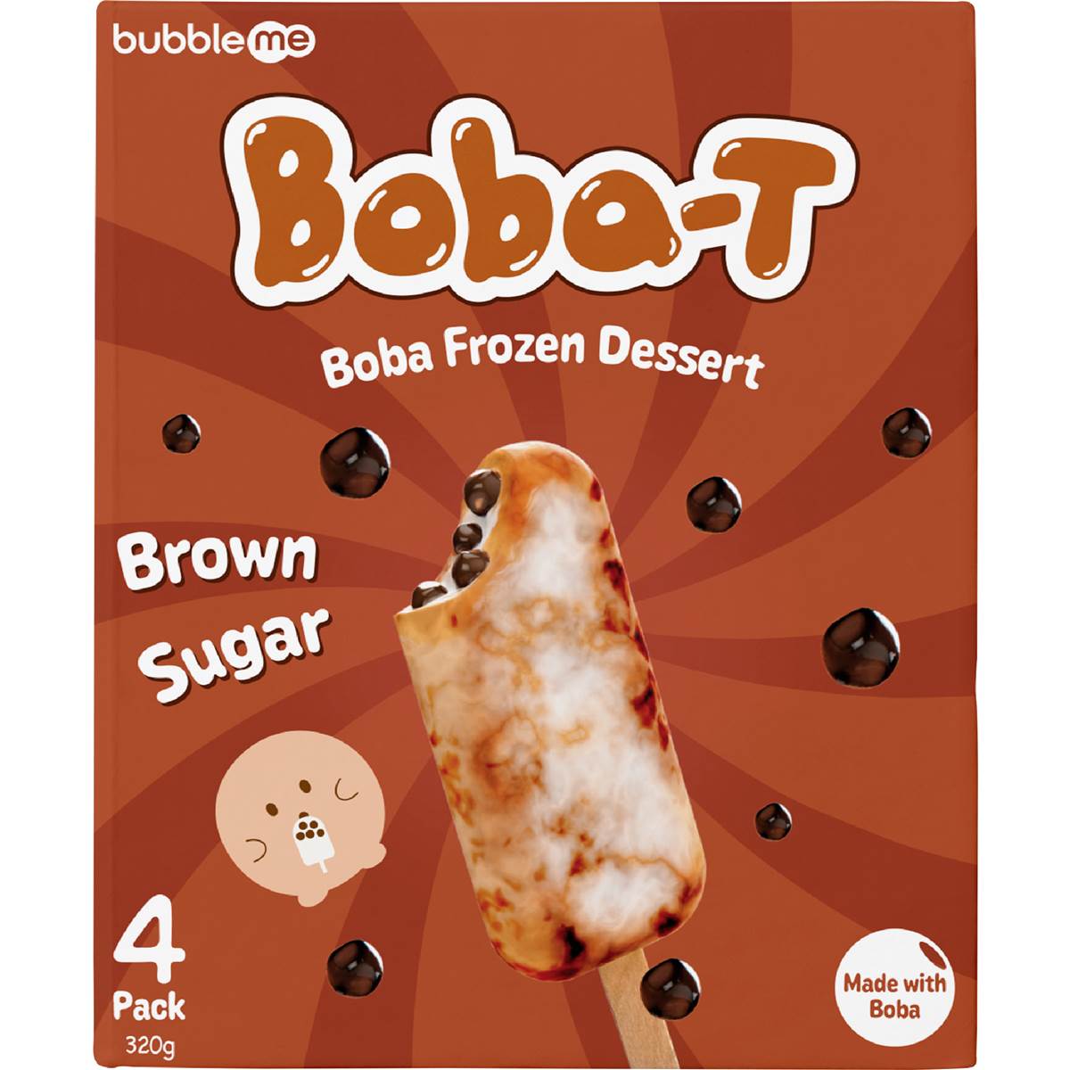 bubbleme Bubble Tea Frozen Dessert Brown Sugar Sticks